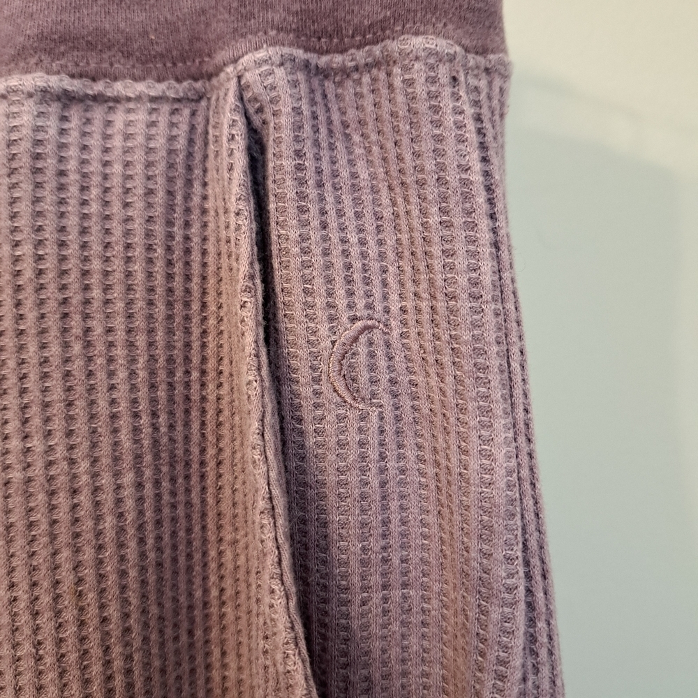 ZYIA Active Purple Don't Wake Me Thermal Joggers Small - Picture 2 of 5